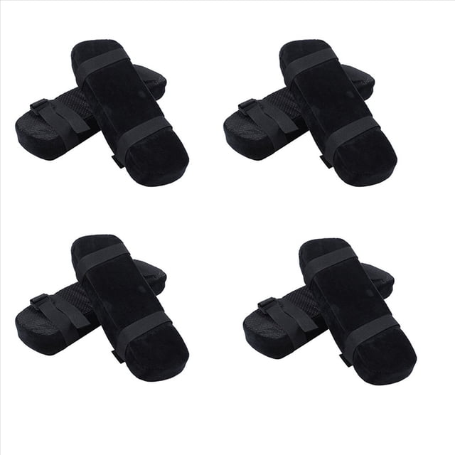 8 Unids Apoyabrazos de la Silla Almohadillas de Apoyo de Memoria Ultra-Suave Soporte para Almohada de Codo Ajuste Universal para el Hogar o la Oficina Silla para Alivio de Codo