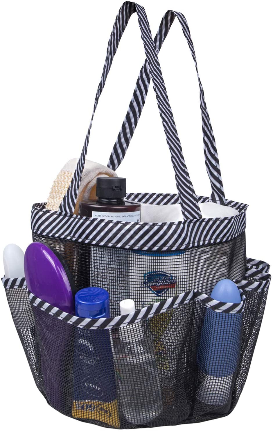 Attmu Mesh Shower Caddy, Quick Dry Tote Bag Oxford Hanging Toiletry and