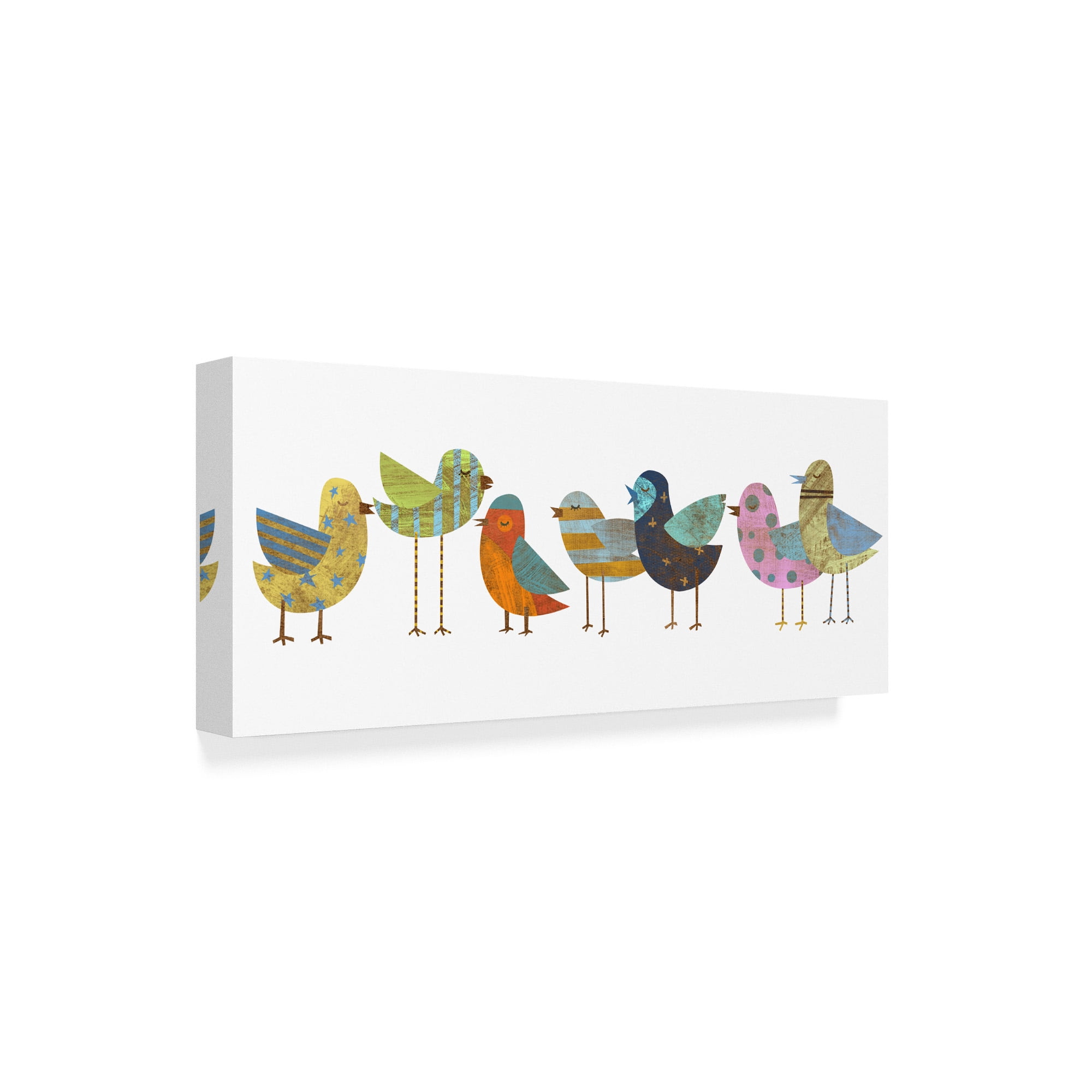 Trademark Fine Art 'Flock' Canvas Art by John W. Golden