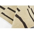 thumbnail image 5 of Momeni Simba Hand Tufted Wool Geometric Ivory Area Rug 3'6" X 5'6", 5 of 7