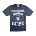 thumbnail image 4 of Men's Police Officer Shirt Police Officers Make The Best Dads Shirt Father's Day Police Shirts (Medium Grey), 4 of 6