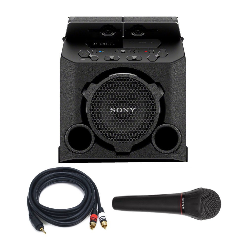 Sony PG10 Portable Bluetooth Outdoor Speaker with Microphone and 3.5mm Cable