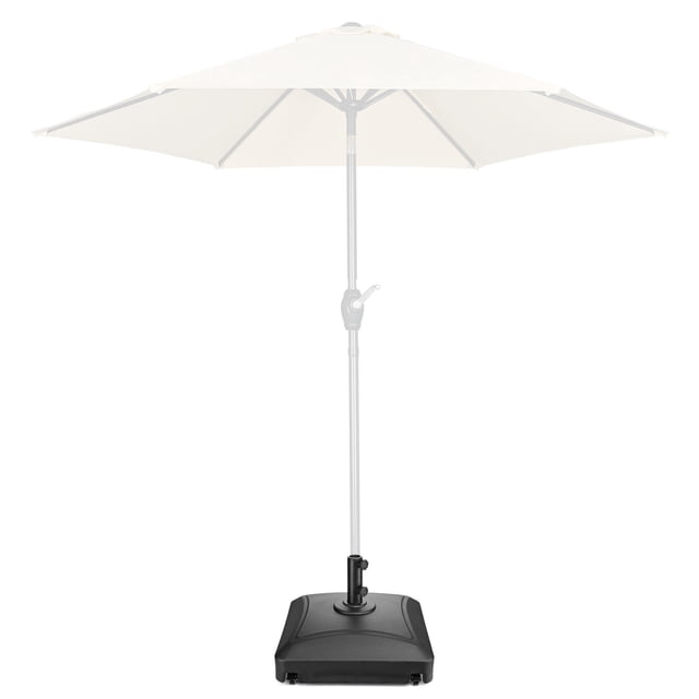 Yescom Base de Parasol de Patio Support 4 Roues 88Lbs Remplissage Lesté Marché d'Eau Sable Couverture Extérieure Jardin Cour Piscine Plage,YES0515