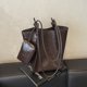 thumbnail image 4 of Bolsos de mano de PU de colores sólidos de gran capacidad para mujer, bolsos de hombro clásicos casuales para mujer, novedad de 2024, bolso sencillo para mujer, 4 of 5