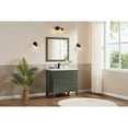 thumbnail image 3 of Legion Furniture WS2518-36-PG 36 in. Pewter Green Finish Solid Wood Sink Vanity, 1 ft. Artificial Stone Top, 3 of 4