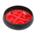thumbnail image 1 of Comedero para mascotas con soporte de goma antideslizante, diseño de agitación para gatos y perros Alimentación de Agua, 4 Sunnimix Tazón de alimentación lenta para perros, 1 of 6