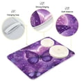 thumbnail image 4 of Dish Drying Mat Kitchen Pad Large Counter Absorbent Dish Mats Drainer Purple Diamond Butterfly, 4 of 8