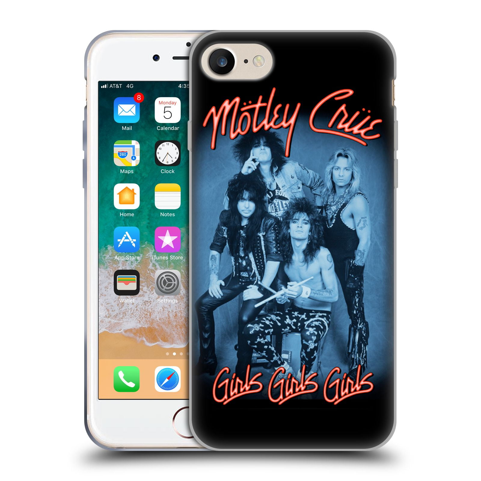 lening beklimmen motor Head Case Designs Officially Licensed Motley Crue Key Art Girls Neon Soft  Gel Case Compatible with Apple iPhone 7 / 8 / SE 2020 & 2022 - Walmart.com