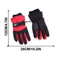 thumbnail image 3 of CxhicLuv Children's Winter Outdoor Sports Gloves, Thick and Warm Split Finger Ski Gloves for Kids, Adjustable Strap Snow Gloves, Windproof and Comfortable for Skiing, Riding, Biking, 3 of 8