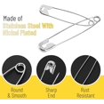 thumbnail image 6 of Mr. Pen- Safety Pins, 3 Inch, 30 Pack, Oversize Safety Pin, Large Safety Pins for Clothes, 6 of 8