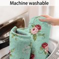 thumbnail image 5 of Pioneer Flower Floral Print Pattern Bathroom Rugs Mat, Non Slip Microfiber Bathroom Rug with Rubber Backing, Soft Mats for Bathroom Floor Tub Shower, 24"x60", 5 of 5
