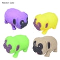 thumbnail image 3 of Lubelski Decompression Toy Slow Rebound Multifunctional TPR Rubber Pug Dog Squeeze Fidget Toy for Girls, 3 of 8