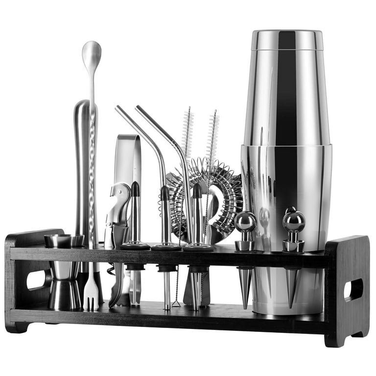 Xavierkit 23-Piece Cocktail Shaker Set, Stainless Steel