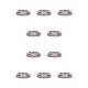 thumbnail image 2 of Tobilleras trenzadas Sonducket 2 piezas boho con abalorios para amistad verano, 2 of 6