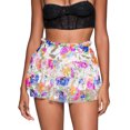 thumbnail image 1 of Gupgi Women Sequins Skirts Summer Ruffles Elastic Waist Mini Skirt for Party Club, 1 of 1