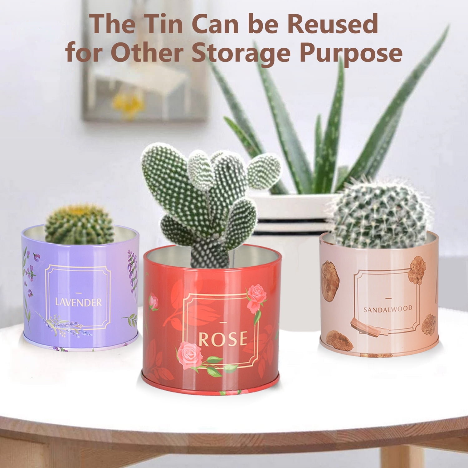 ASTRAEA 4 Pack Scented Candle Set for Home Scented, Jars Soy Wax Aromatherapy Candles 200H Burn Time for Women Stress Relief Relaxing Spa Birthday Valentine's Day Gift