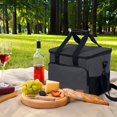 thumbnail image 2 of WKSCLPAI Large Capacity Cooler Bag,27L Soft Sided Collapsible Cooler Bags,Waterproof Insulated Thermal Bag for Beach,Picnic,Office,Trips,Outdoor, 2 of 5