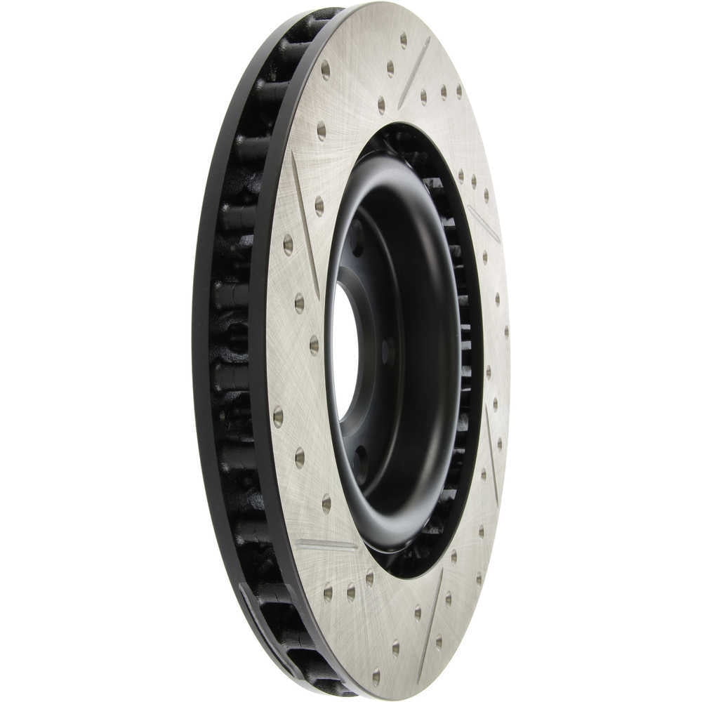 StopTech Power Slot 05-07 Cadillac XLR / 06-09 Chevy Corvette Front Left Drilled & Slotted Rotors Fits select: 2005 ,2006-2008 CHEVROLET CORVETTE