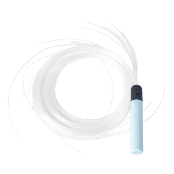 Látigos de fibra óptica LED, 7 colores brillantes, látigos de píxeles giratorios de 360 grados, juguetes para luz negro y azul