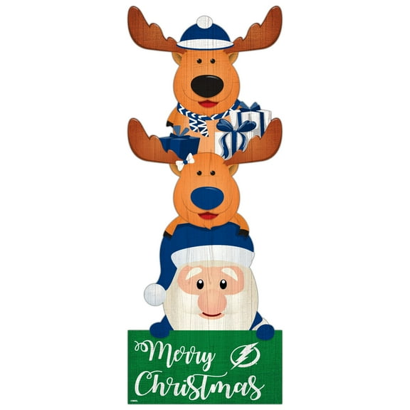 Tampa Bay Lightning 31'' Santa Stack Leaner