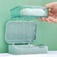thumbnail image 2 of AFQH Plastic Soap Case Soap Holder Dormitory Soap Box Large Soap Dish Toilet Storage, 2 of 8
