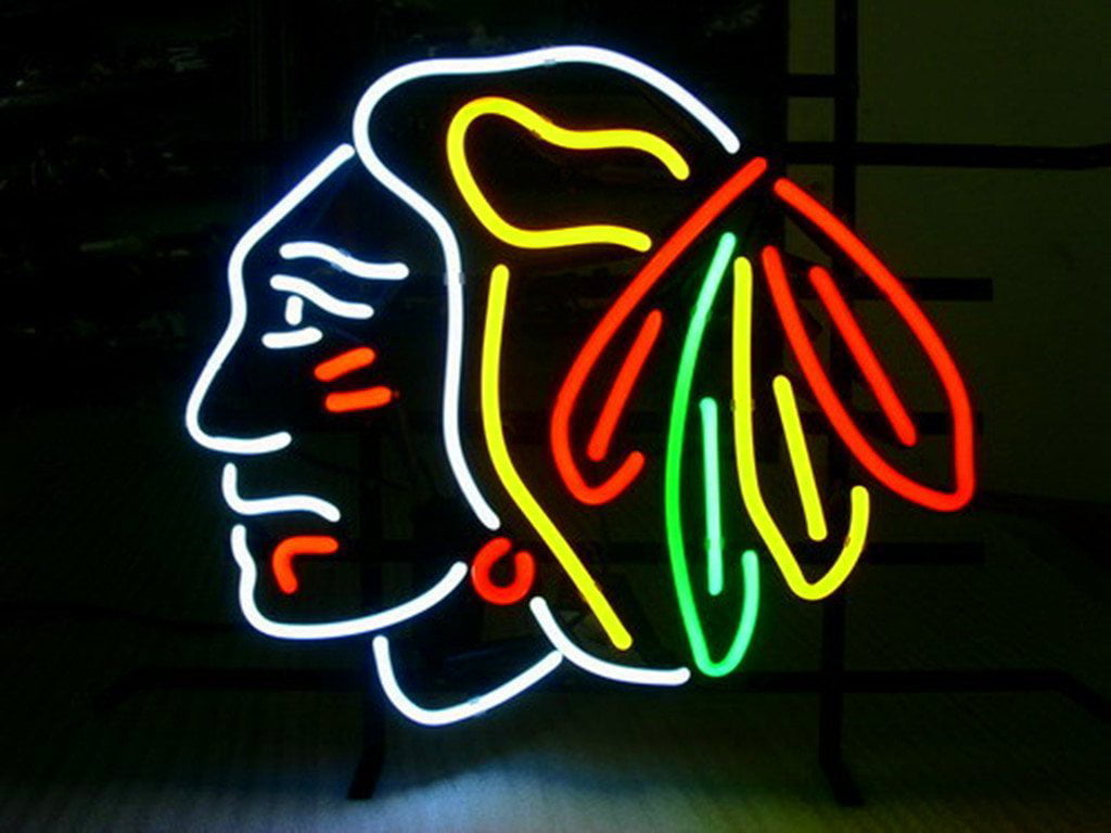 Man Cave Chicago Cubs 14"x10" Neon Sign Lamp Light Beer Bar With Dimmer 