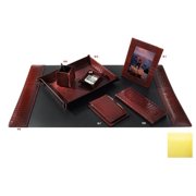 Angle View: Raika RO 197 Yellow 5in. x 7in. Flip Memo Pad - Yellow