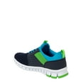 thumbnail image 6 of Deer Stags Kids' Betts Jr. NoSox Bungee Lace Fashion Sneaker - Navy/Blue/Lime - 6 Big Kid Medium, 6 of 8