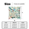 thumbnail image 5 of Inserts - Set of 2 Decorative Pillows with Unique Patterns for Home Decor, Couch, Bed - 16x16, 18x18, 20x20 Inches - Soft & Cozy Cushion Inserts for Living Room & Bedroom, 5 of 6