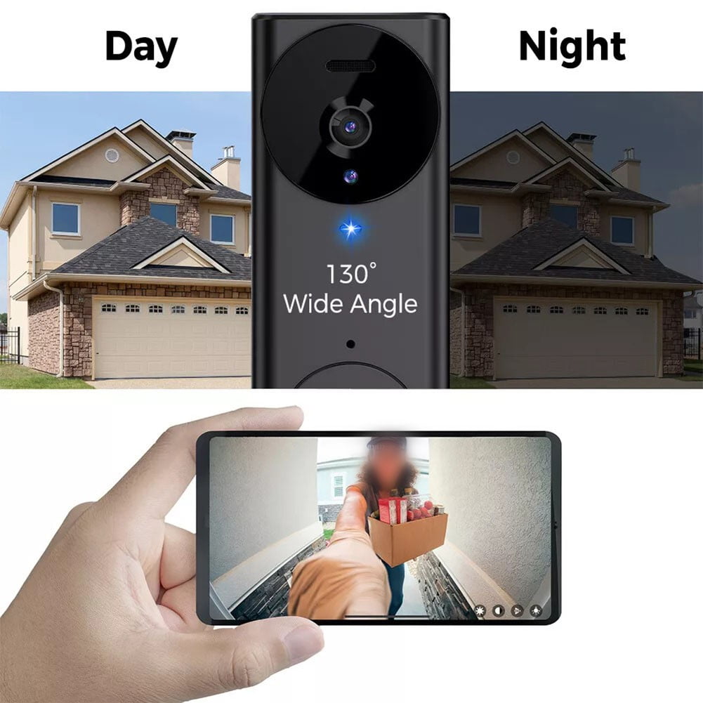 Whatever You Like-4.3" Wireless Video Door Bell Phone Intercom System Monitor Doorbell Camera