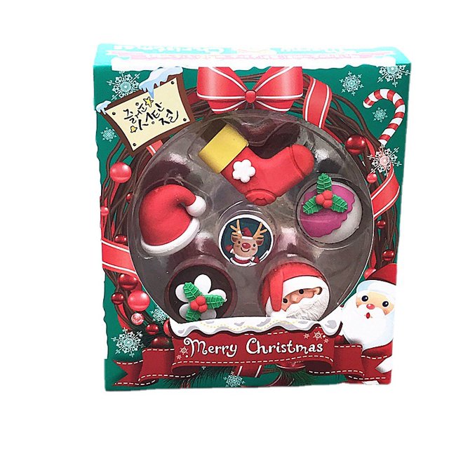 Gomas de borrar navideñas para niños, lindas gomas de borrar surtidas, mini gomas de borrar para niños a granel, gomas de borrar divertidas para mascotas JAMW Sencillez