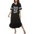 thumbnail image 2 of Ekouaer Long Nightgown, Womens V Neck Loungewear Oversized Sleepwear Loose Sleep Dress, 2 of 6