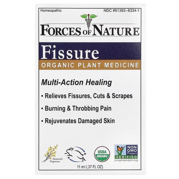 Forces of Nature Fissure Intensive Topical Remedy Organic Cut Care - 11 ml