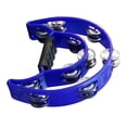 thumbnail image 3 of Musical Percussion Tambourine, Lightweight Sturdy Creativity And Imagination Inspiring Hand Tambourine Bell Handle Design Plastic  For Concert, 3 of 8