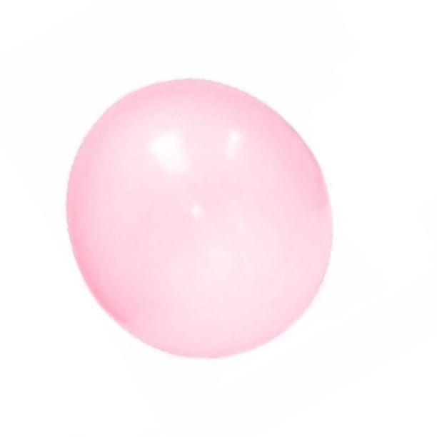 Eigraketly Juguete de bola de burbujas para niños, suministros simples para fiestas, juguetes para niños y niñas, bola inflable de Color sólido Deportes acuáticos Rosa/70cm Eigraketly OD017022-01