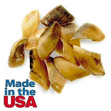 CHEW HOOVES Bulk Packs for Dogs USA Made Natural Healthy Dental Dog Hoof Treats(5 Hooves Smoked)