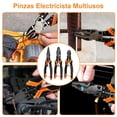 thumbnail image 2 of CAVIGLTE 3PCS Pinzas Electricista, Pinzas De Corte,9"Alicates De Punta Larga, 9" Pinza De Punta, 8"P, 2 of 7