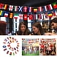 thumbnail image 3 of 2024 Campeonato de Europa de Fútbol Bunting Banderas Bandera Europea Bunting 2024 Campeonato de Fútbol Bunting con 24 Equipos Participantes Banderas para Jardín Bar Fiesta Decoración, 3 of 5