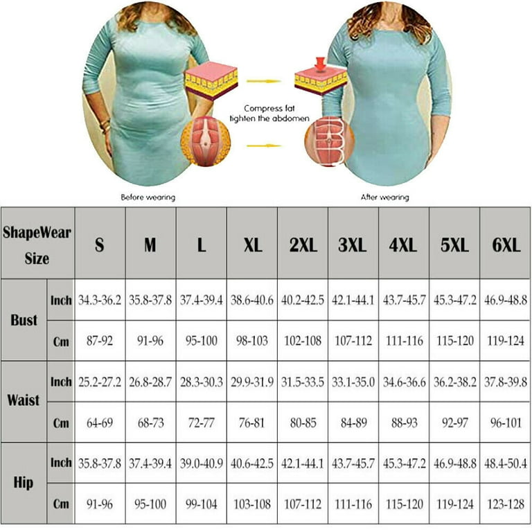 Fajas Colombianas Shaperx Waist Trainer Size Chart With Built In