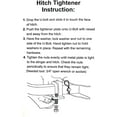 thumbnail image 2 of MaxxHaul 50023 Tightener Anti Rattle Stabilizer for 1.25" to 2" Hitches, 2 of 5