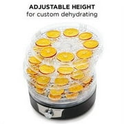 Chefman 5-Tray Adjustable Food Dehydrator, Black