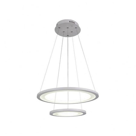 

CWI Lighting Alloha Contemporary Metal LED Chandelier in White