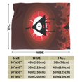 thumbnail image 4 of Bill Cipher Cartoon Fleece Blanket for Boys Girls Kids, Ultra Soft Cozy Warm Flannel Throw Blankets, Lightweight Plush Blanket Gifts for Bed Sofa Living Room Couch Home Decor, 4 of 7