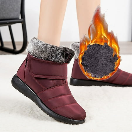 

TALKVE Snow Boots Short Boots Winter Cotton Boots Plus Velvet Warm Women s Boots