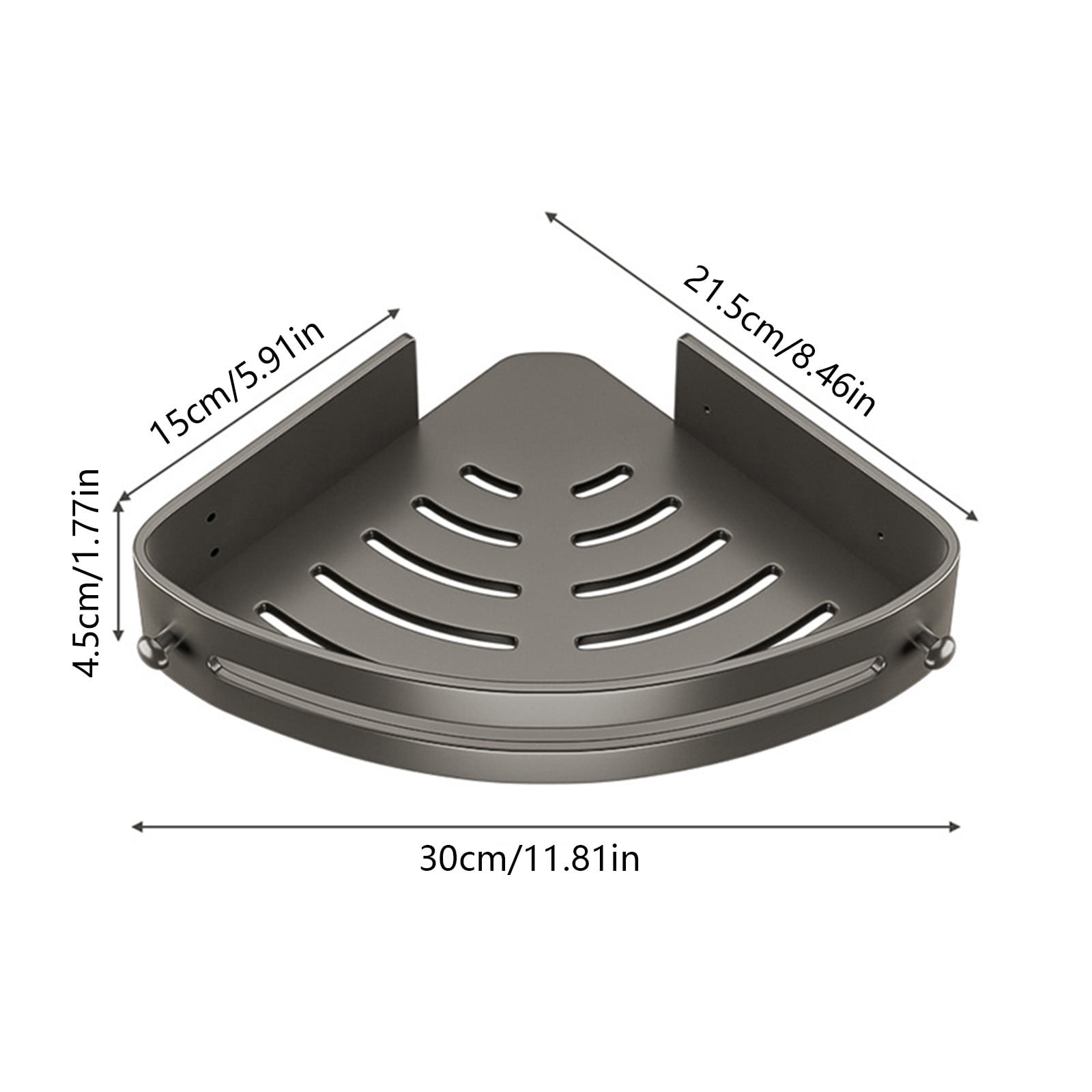 Specollect Clearance 3Pcs Triangular Corner Shower Caddy Suction Cup Shower Shelf Corner No Drilling Bathroom Shower Organizer Storage Rack Adhesive with Towel Bar