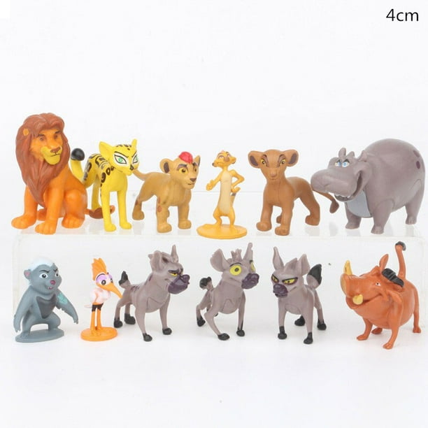 9 12 Uds. Figuras de accion de PVC de la Guardia del Leon de dibujos animados Bunga Beshte Fuli Ono el leon Nala Timon Pumbaa Sarabi Sarafina muneca Juguetes zhangmengya LED Bodega