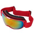 thumbnail image 2 of Gafas de esquí para niños de color rojo con doble capa de protección contra el viento y la niebla para aventuras al aire libre, 2 of 8