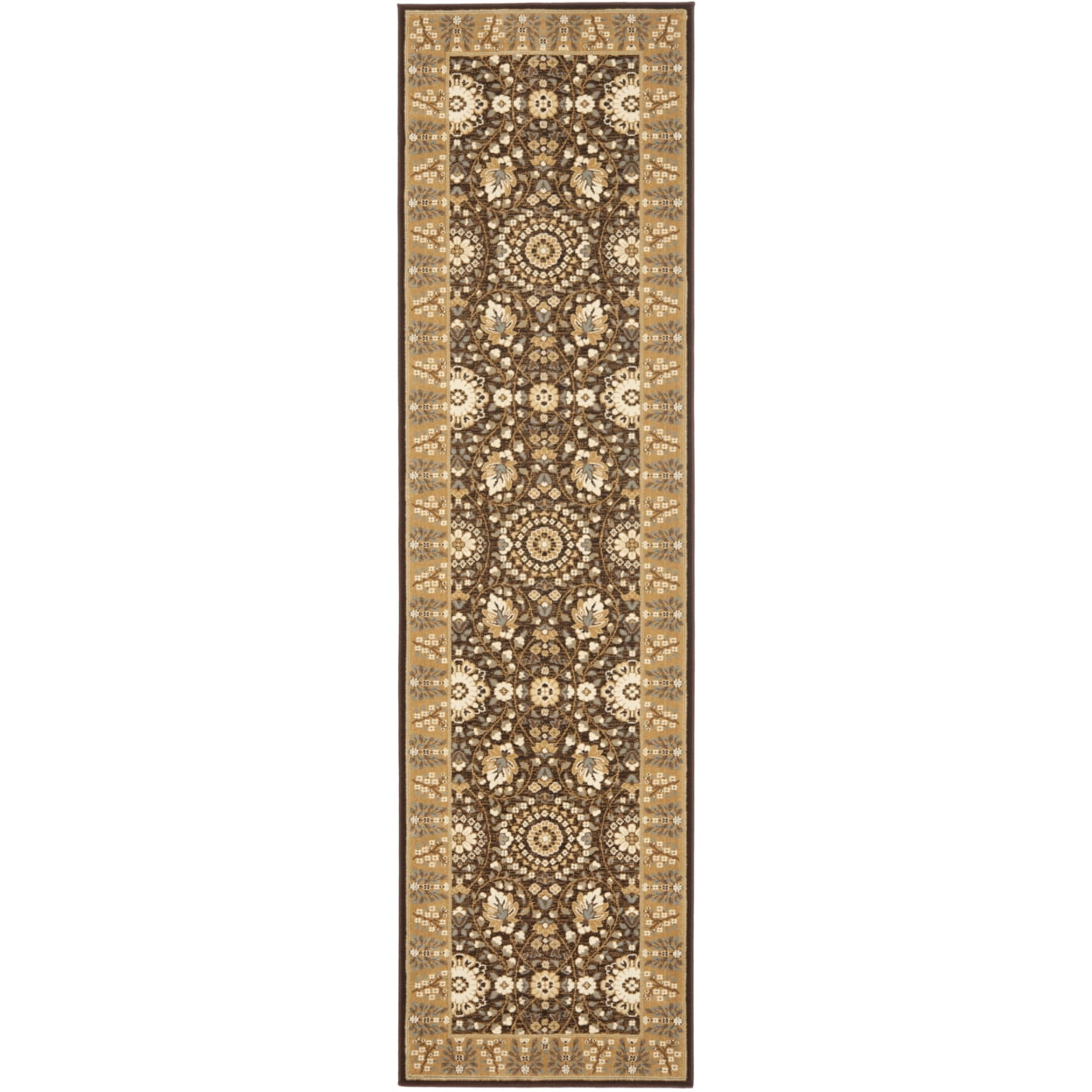 SAFAVIEH Treasures TRE215-2522 Brown / Caramel Rug