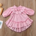 thumbnail image 1 of Kids Baby Girls Off Shoulder Dress Princess Party Pageant Dresses Sundress, 1 of 4
