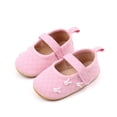 thumbnail image 2 of Fesfesfes Baby Boy Girl Shoes Cute Pearl Non Slip Sneakers Breathable Lightweight Toddler First Walking Shoes Soft Soled Toddler Shoes(Pink#1,0-6 Months), 2 of 7